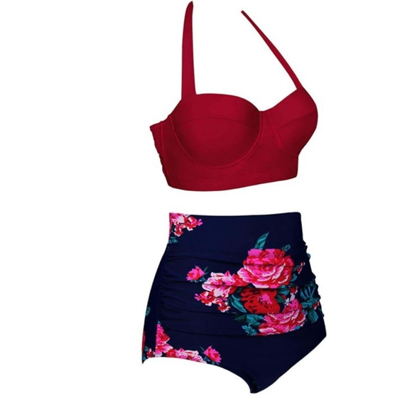 NEW High Waisted Bikini Set - Picture 2 of 8